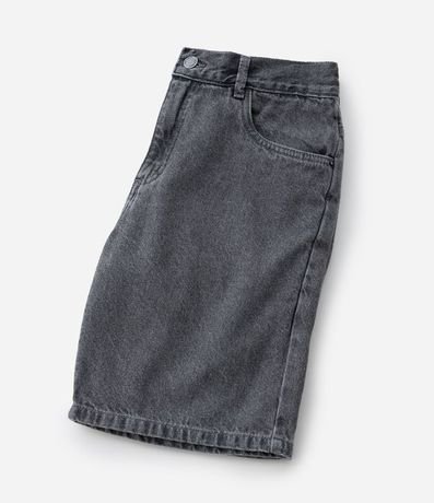 Bermuda Recta Infantil en Jeans con Cintura Elástica - Talle 5 a 14 años 5