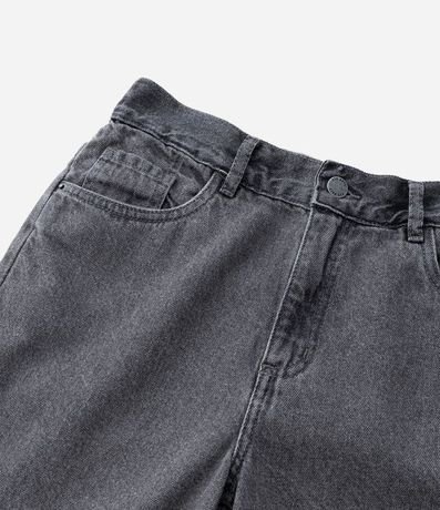 Bermuda Recta Infantil en Jeans con Cintura Elástica - Talle 5 a 14 años 6