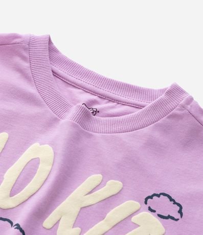 Remera Relaxed  Infantil con Estampa Hello kitty Surfista - Talle 5 a 14 años 4