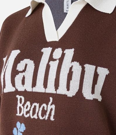 Remera en Punto con Estampa Malibu Floral 3