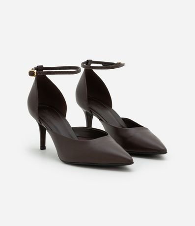 Zapato Tacones en Cuero con Tacón Fino 2