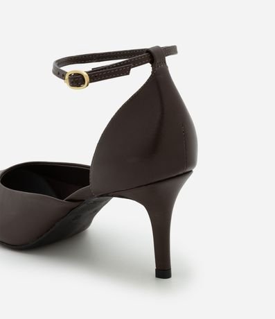 Zapato Tacones en Cuero con Tacón Fino 4