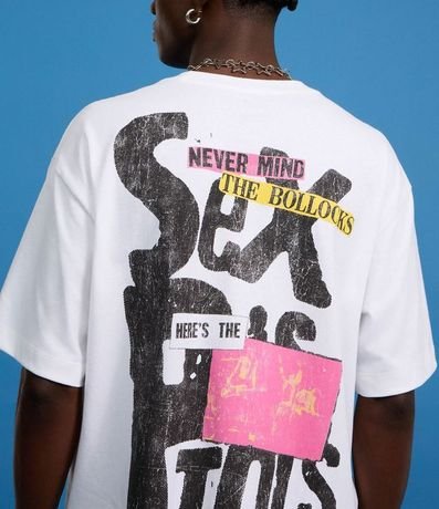 Remera Boxy en Malla con Estampa Frente y Espalda Sex Pistols 5