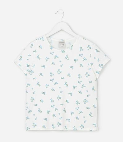 Pijama Infantil corto Peach Touch con Estampa Floral- Talle 5 al 14 2