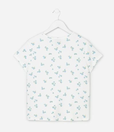 Pijama Infantil corto Peach Touch con Estampa Floral- Talle 5 al 14 3