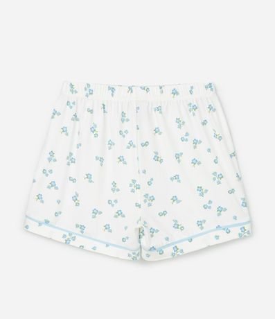 Pijama Infantil corto Peach Touch con Estampa Floral- Talle 5 al 14 5