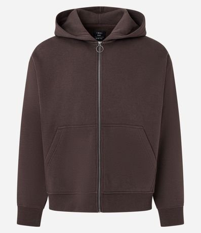 Saco Boxy en Algodón con Felpa