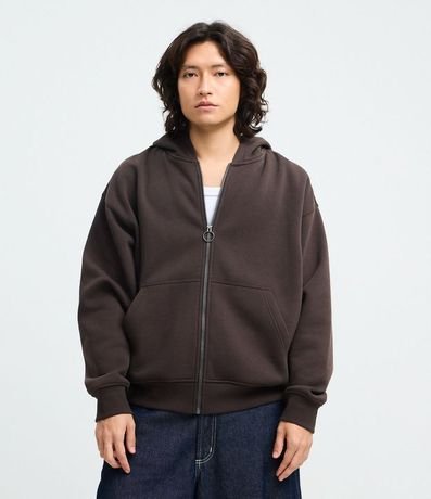 Saco Boxy en Algodón con Felpa