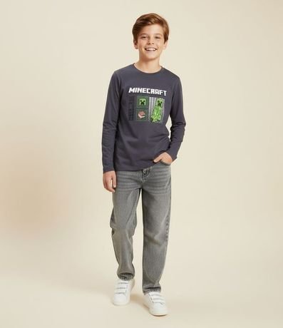 Pantalón Baggy Infantil en Jeans - Talle 5 a 14 años