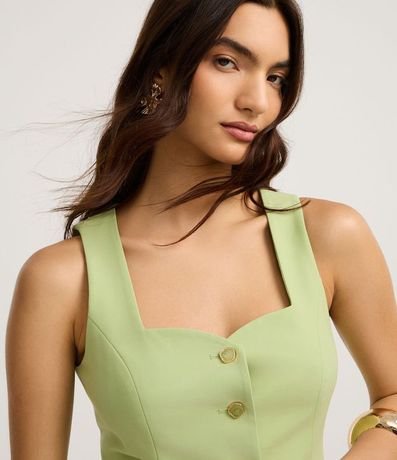 Chaleco Sastrería con Escote Quadrado con Bajo V 4