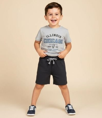 Bermuda Infantil con Textura Waffle - Talle 1 a 6 años