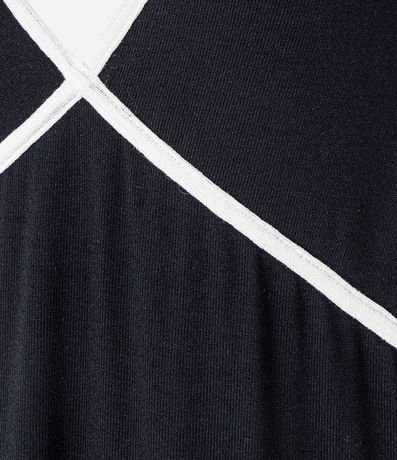 Salida de Playa Vestido en Viscosa con Bies Contrastante 8