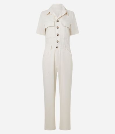 Mono en Sarga con Solapas y Trabillas 5