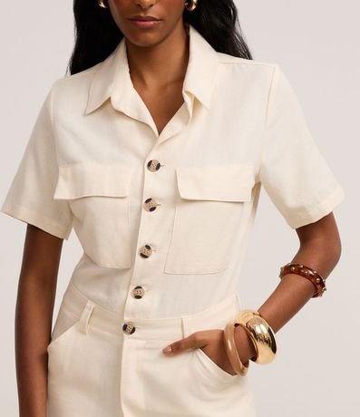 Mono en Sarga con Solapas y Trabillas 4