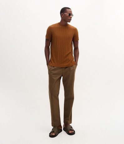 Remera Manga Corta en Viscosa Texturizada 2