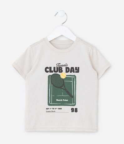 Remera Infantil con Estampa Tennis Club Day - Talle 1 a 6 años 2