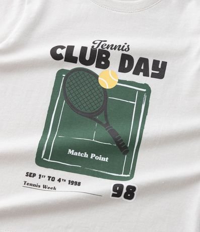 Remera Infantil con Estampa Tennis Club Day - Talle 1 a 6 años 5