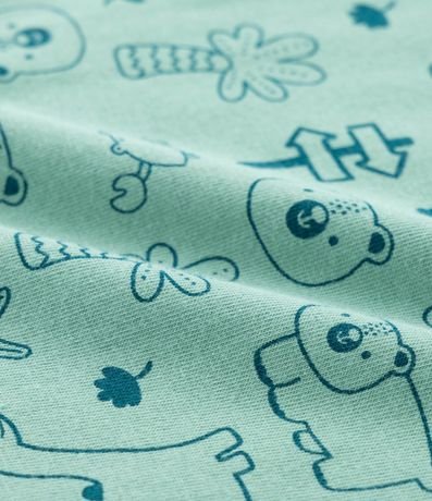 Body Infantil con Estampa de Oso y Dino - Talle 0 a 18 Meses 3