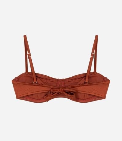 Bikini Top Media Taza en Microfibra Brillante 5