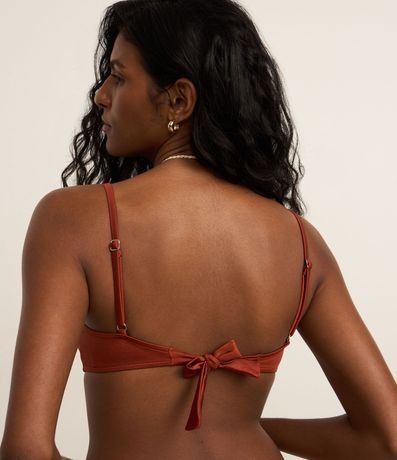 Bikini Top Media Taza en Microfibra Brillante 3