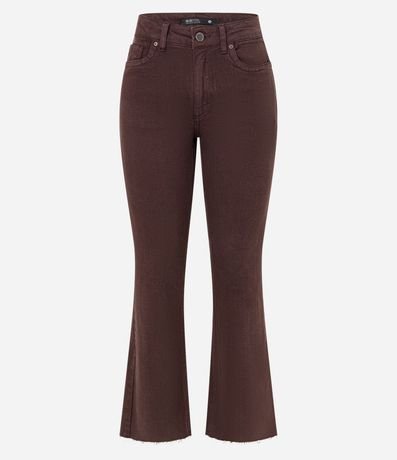 Pantalón Flare Cropped en Jeans 1