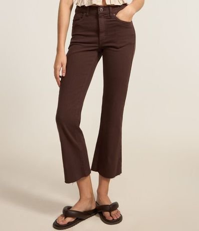 Pantalón Flare Cropped en Jeans 3