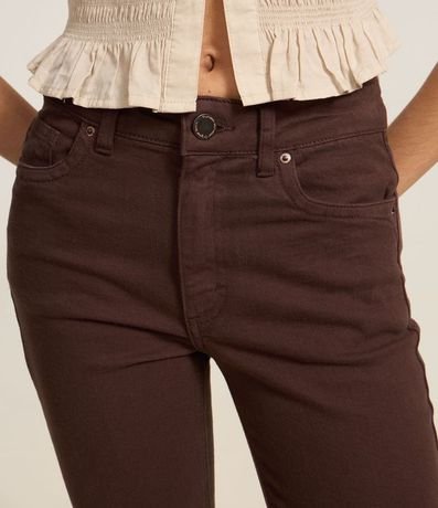 Pantalón Flare Cropped en Jeans 4