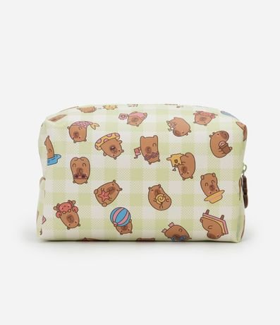 Neceser Rectangular con Estampa Vichy Carpincho Summer 3