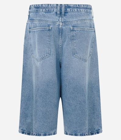 Bermuda Jorts Super Baggy en Jeans con Cinturón Lazo 2