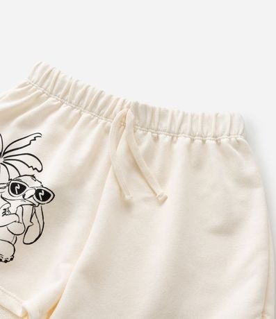 Short Infantil Runner en Algodón con Estampa de Stitch - Talle 5 a 14 años 5
