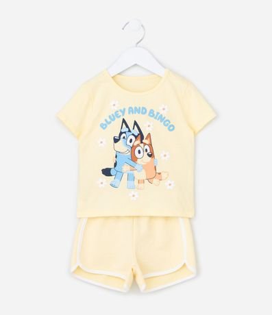 Conjunto Infantil en Algodón con Estampa Bluey - Talle 1 a 6 años