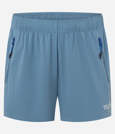 Bermuda Deportiva con Tecnologia Dry y Estampa Localizada