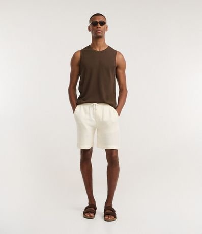 Bermuda Comfort Texturizada en Cotton