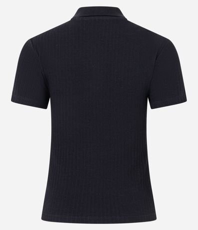 Blusa Acanalada en Algodón con Lazos Brillantes 9