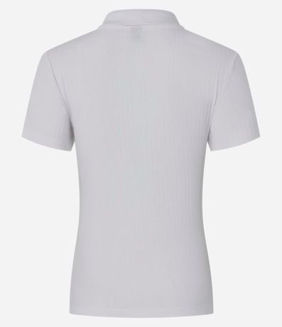 Blusa Acanalada en Algodón con Lazos Brillantes 7