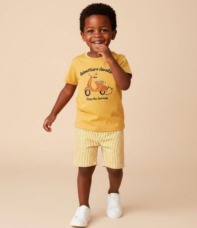 Conjunto Infantil con Estampa Motocicleta - Talle 1 a 6 años