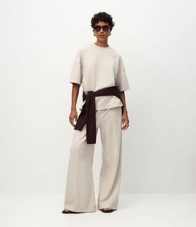Blusa Algodón Oversized con Manga Corta 2