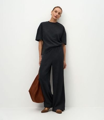 Blusa Algodón Oversized con Manga Corta 2