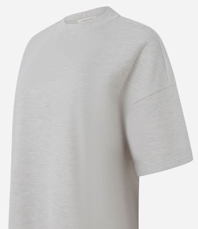 Blusa Algodón Oversized con Manga Corta 6
