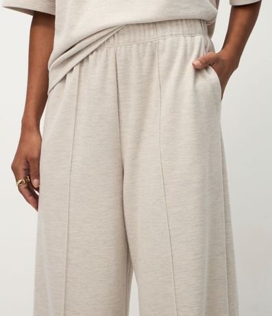 Pantalón Wide Leg en Algodón sin Felpa 3