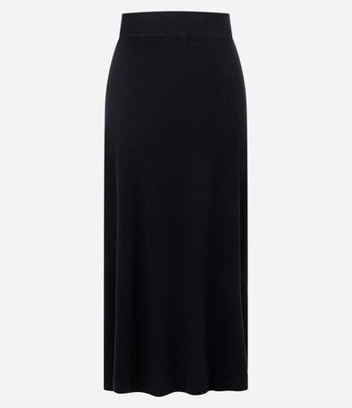 Pollera Evasê Midi en Punto con Caida Leve 3