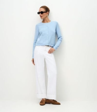 Cardigan en Punto con Bolsillos Delanteros 2