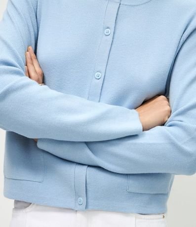 Cardigan en Punto con Bolsillos Delanteros 3