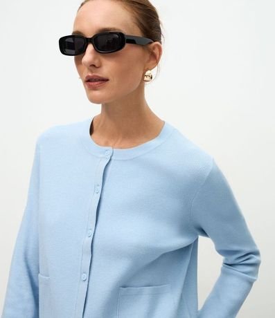 Cardigan en Punto con Bolsillos Delanteros 4