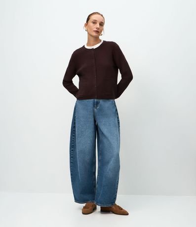 Cardigan en Punto con Bolsillos Delanteros 2