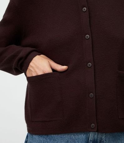 Cardigan en Punto con Bolsillos Delanteros 3