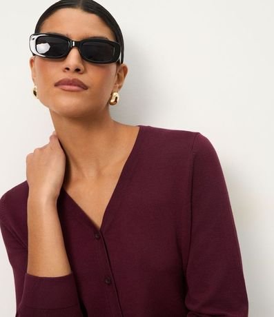 Cardigan en Viscosa con Cierre en Botones 3