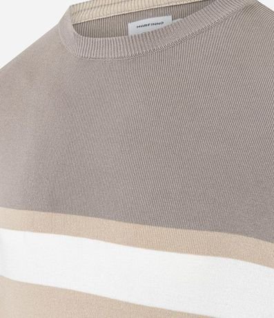 Suéter Regular en Viscosa con Bloques de Color 5