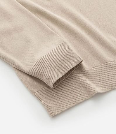 Suéter Regular en Viscosa con Bloques de Color 7