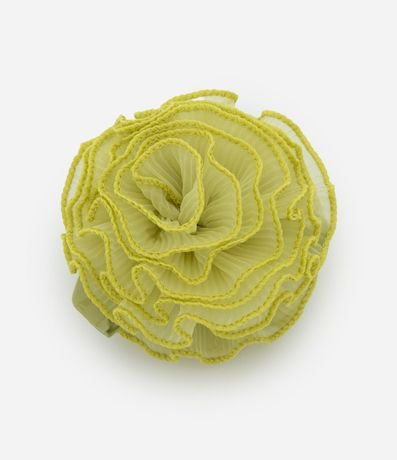 Pinza para el Pelo en Tejido con Formato Flor